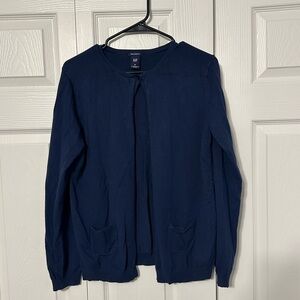 Navy Blue Women's Maternity Cardigan
